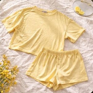 Sunny Yellow Women's Pajama Set